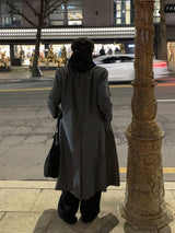  [Premium] Metin Hidden Maxi Wool Coat