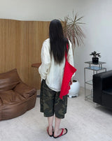 Sepi Washed Cargo Bermuda Pants