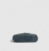 denim pocket chain cross shoulder bag