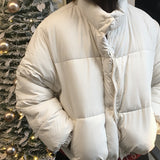Chetky Basic Pastel Wellon Short Padded Jacket