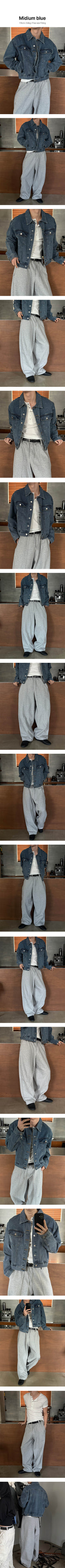 [NEW SEASON] ベーシッククロップデニムジャケット(4color)