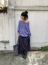 Roel Summer See-Through Deep V-Neck Long Sleeve Tee