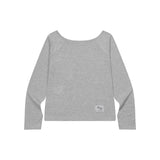 LIV オフショルダー ラグラン ロングスリーブ Tシャツ(3COLOR)