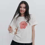 Basic Rose T-shirt (Cream)