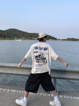 [Linen] カーペンダーバンディングバミューダパンツ