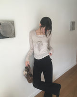 Porzen Back Pocket Bootcut Pants