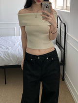 Norton off-shoulder knitwear (2 colors)