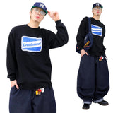 Oversized Goodness Sleeve Long Sleeve Tee