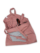 0 Applique Check Eco Bag / Red