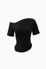 モエンアンバランスシャーリング半袖Tシャツ