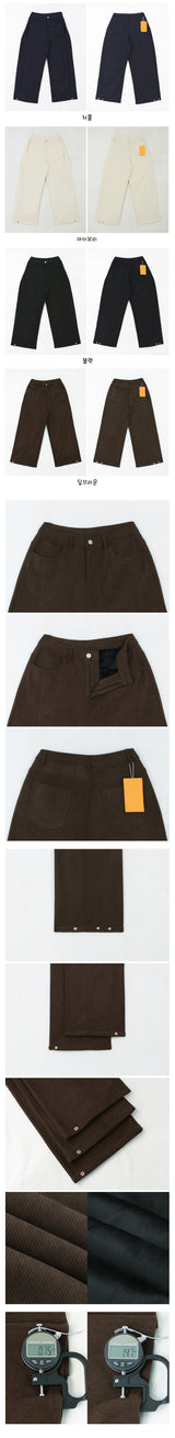 Tarwin インクシジョンコーデュロイワイドパンツ
