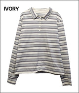 sume stripe sweatshirt long sleeve T