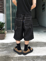 Jane Rop Non-Fade Bermuda Denim Pants 2C