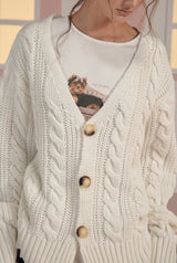 Baby boo cardigan - ivory  