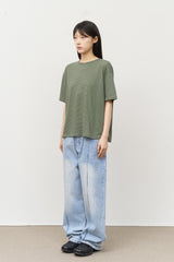 Debon Cropped Striped Top