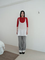 AIRY DOT DRESS (WHITE)