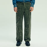 w&sコーデュロイファティーグパンツ olive khaki