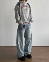 Shadow Curved Denim Pants