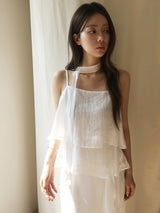 Fairy tie frill blouse