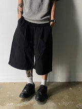 Metal Nylon Cargo Half Pants 3C