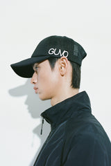 'GV' 5pannel mesh cap/black