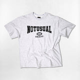 シンプルスクールフォントオーバーフィットTシャツ - 4COLOR