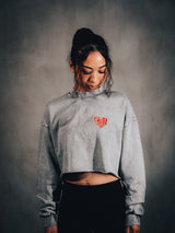 God Loves You Cropped Vintage Sweat
