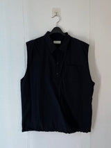 Half Open Nylon Shirt Vest 3C