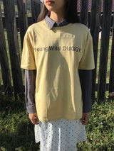 YWD ロゴTシャツ_イエロー