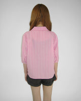 CANDY STRIPE 3/4 SLEEVE SHIRT
