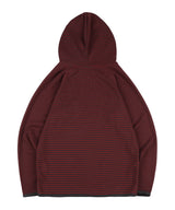 KIFF Stripe Hooded Long Sleeve (Red) K25QB663