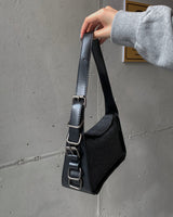 Denim belt bag