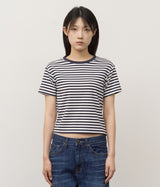 (W) ビュー ストライプ トップ