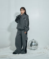 UNISEX デニムライン裏起毛パンツ