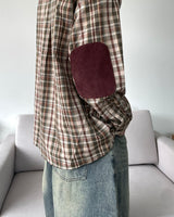 Elbow Patch Check Shirt