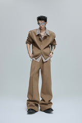 ストリッピードレイヤードスウェットパンツ