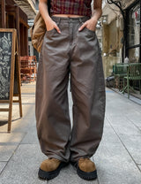 Moko Stud Balloon Wide Cotton Pants