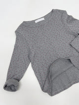 Flower Punching Three Quarter T-shirt