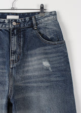 DOUBLE POCKET WIDE DENIM