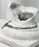 [sv925]square chain bracelet