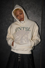 SKELETON PIGMENT HOODIE IVORY