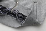 Brooklyn Check Lining Hoodie Zip-up