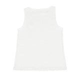 Boat neck boucle knit sleeveless (IVORY)