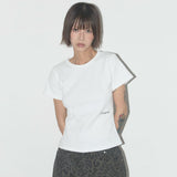バックコルセットTシャツ (White) F25QB096