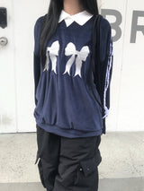 kitsch velvet ribbon t-shirt