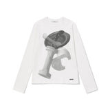 ジオメトリースリーブTシャツ