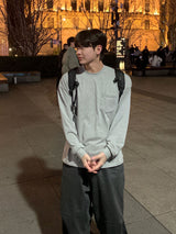 メッドポケットロングスリーブTシャツ