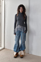 POSE TANK TOP - CHARCOAL