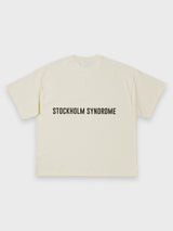 バラクラバロゴTシャツ - クリーム