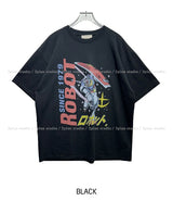 ライトロボットプリンティングショートスリーブTシャツ